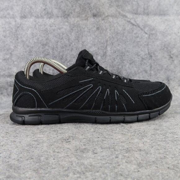 Danskin Now Shoes Womens 7 Sneaker Slip On Athletic Casual Comfort Walking Black - Picture 2 of 12